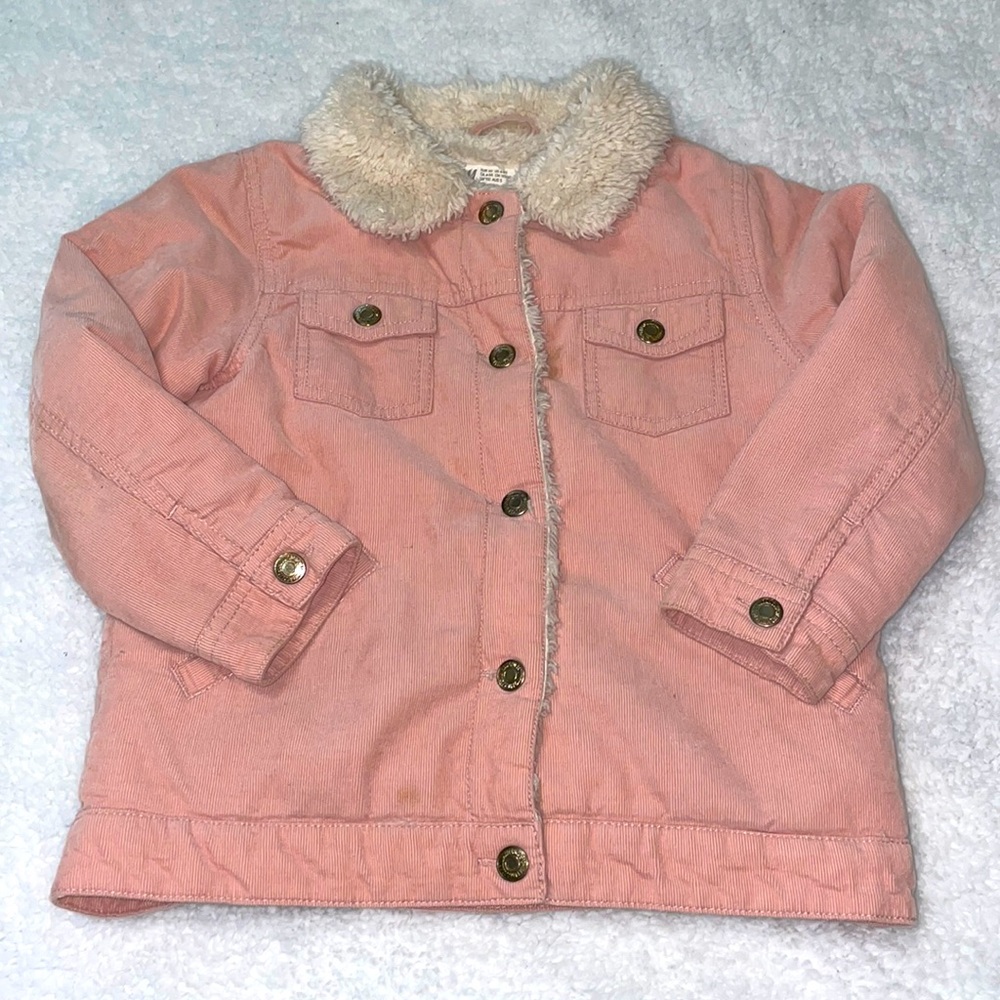 Corduroy Sherpa-lined Trucker Jacket